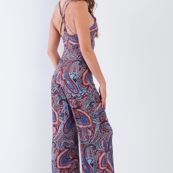 🎉Host pick 🎉 Paisley jumpsuit - Picture 2 of 2